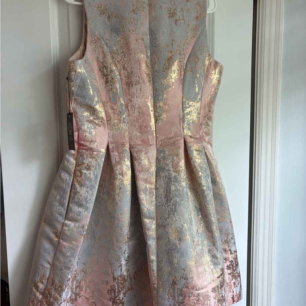 Vince Camuto Jacquard Fit and Flare Sleeveless Dress NWT - Picture 7 of 11